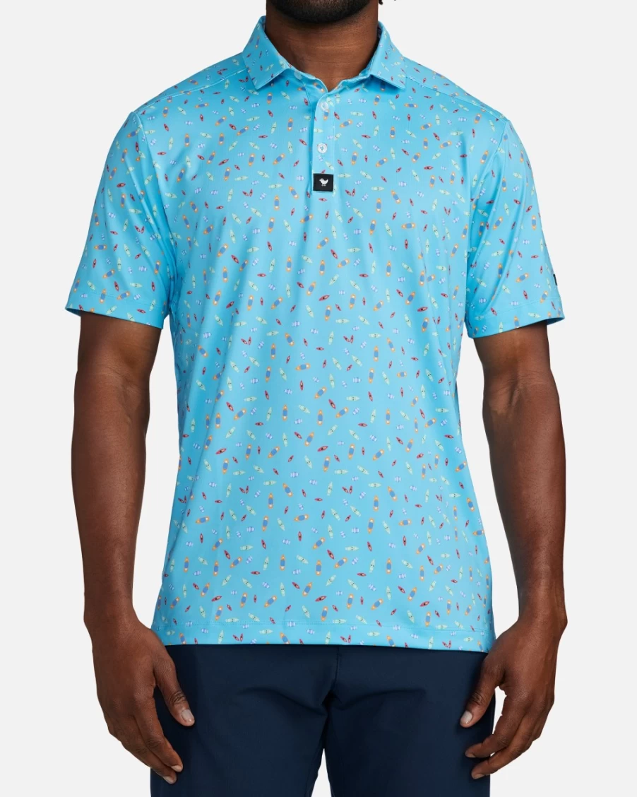 Bad Birdie Men's Dock Solid Polo Shirt - Premium Golf & Casual Wear